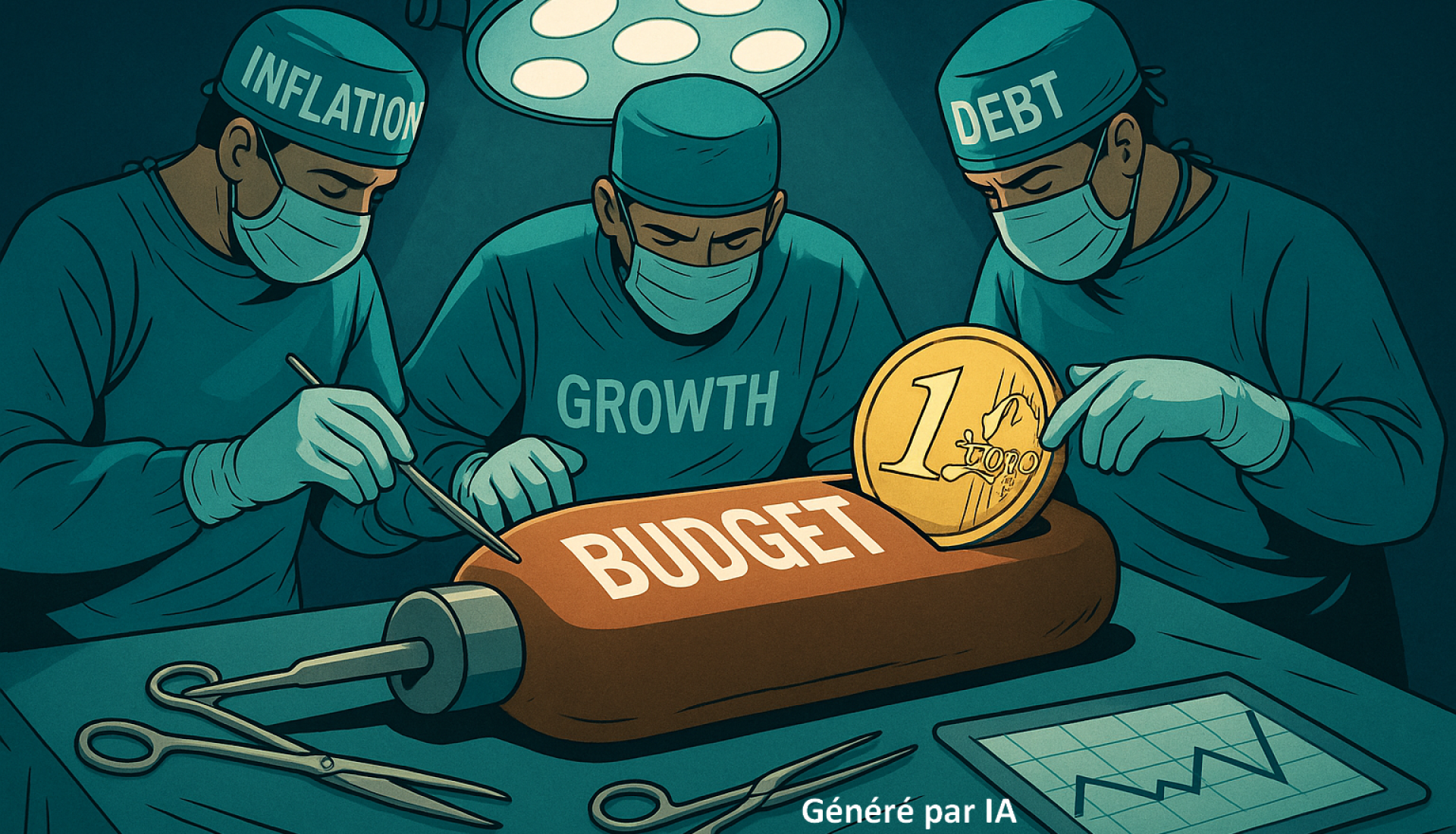 SOIGNER LE BUDGET, INFLATION, DETTE ? UNE CHIRURGIE DU MOU ?