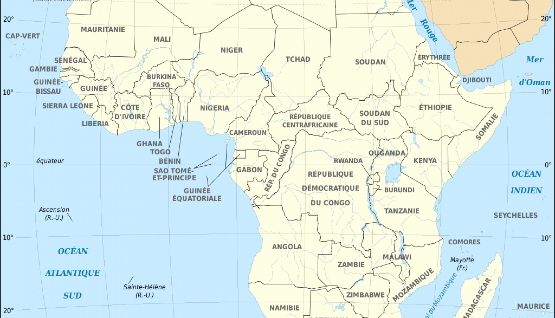 L'AFRIQUE : LE CONTINENT 