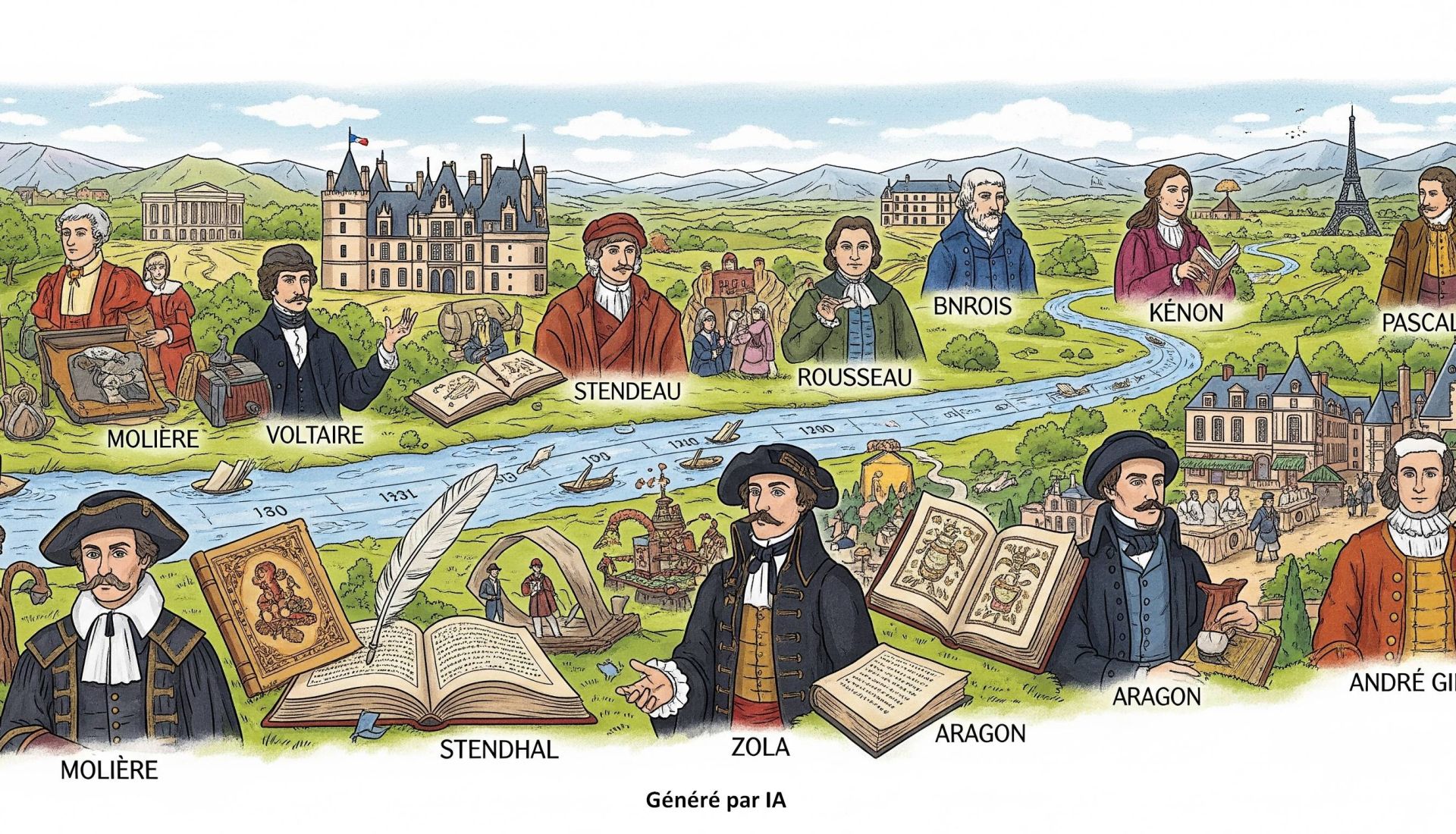 PANORAMA DE LA LITTERATURE FRANCAISE