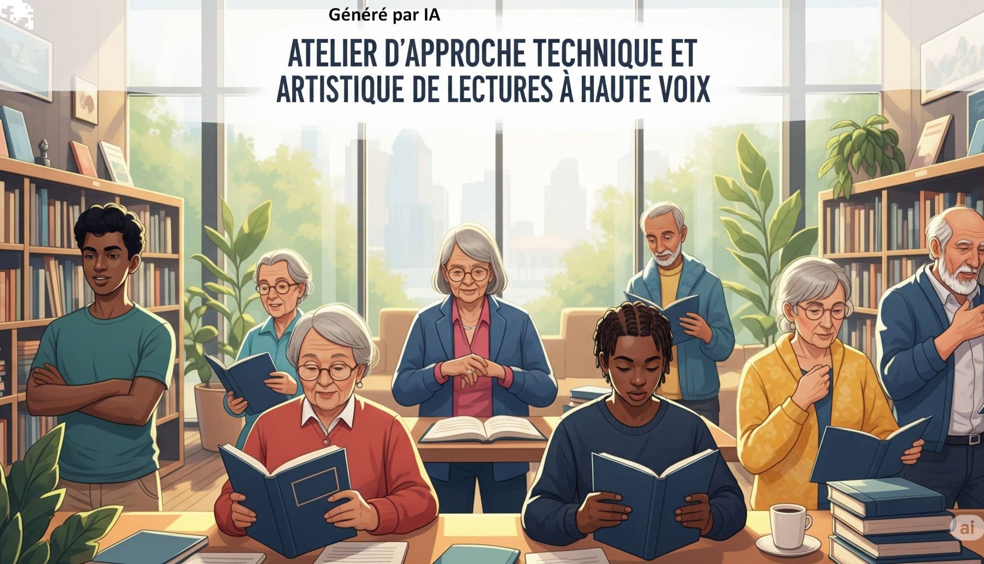 ATELIER D'APPROCHE TECHNIQUE ET ARTISTIQUE DE LECTURES A HAUTE VOIX - 1er module