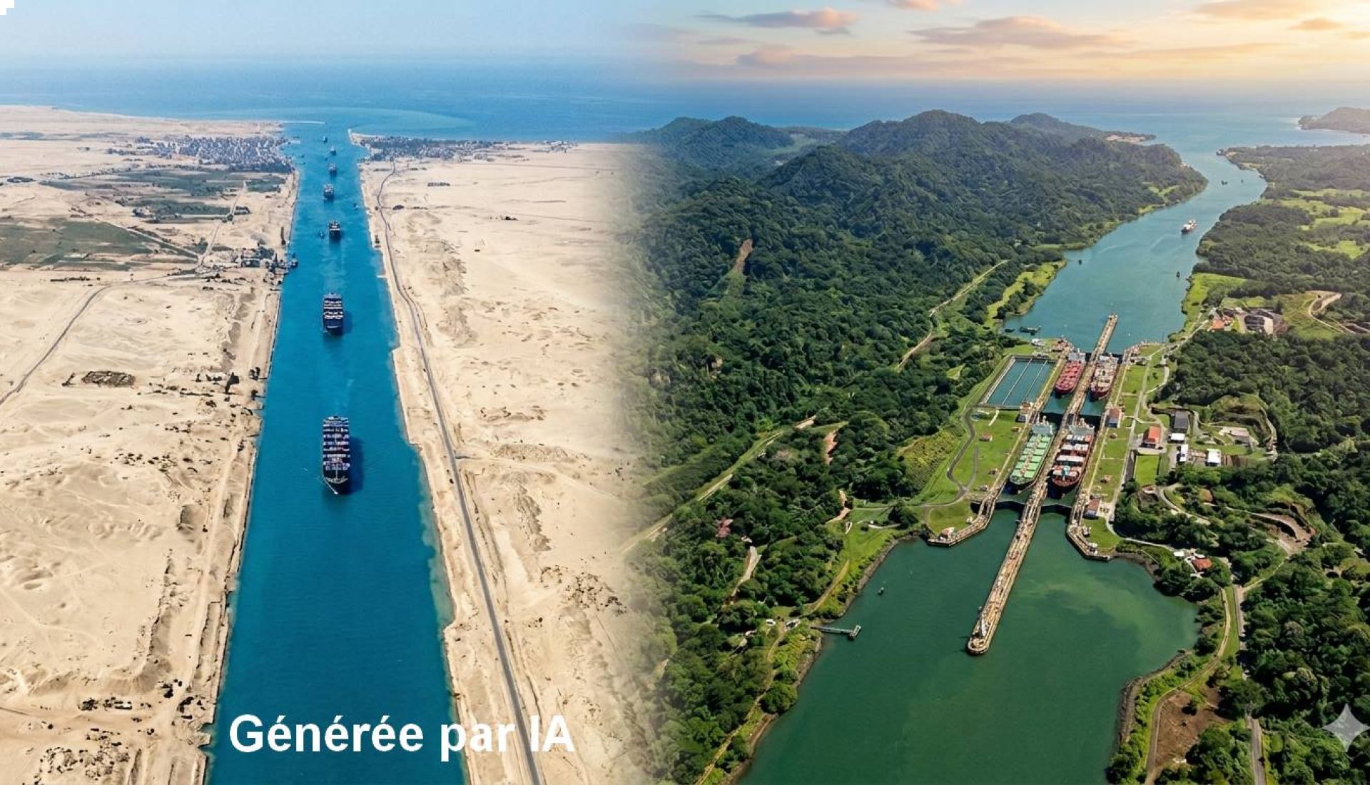 CANAL DE SUEZ ET DE PANAMA