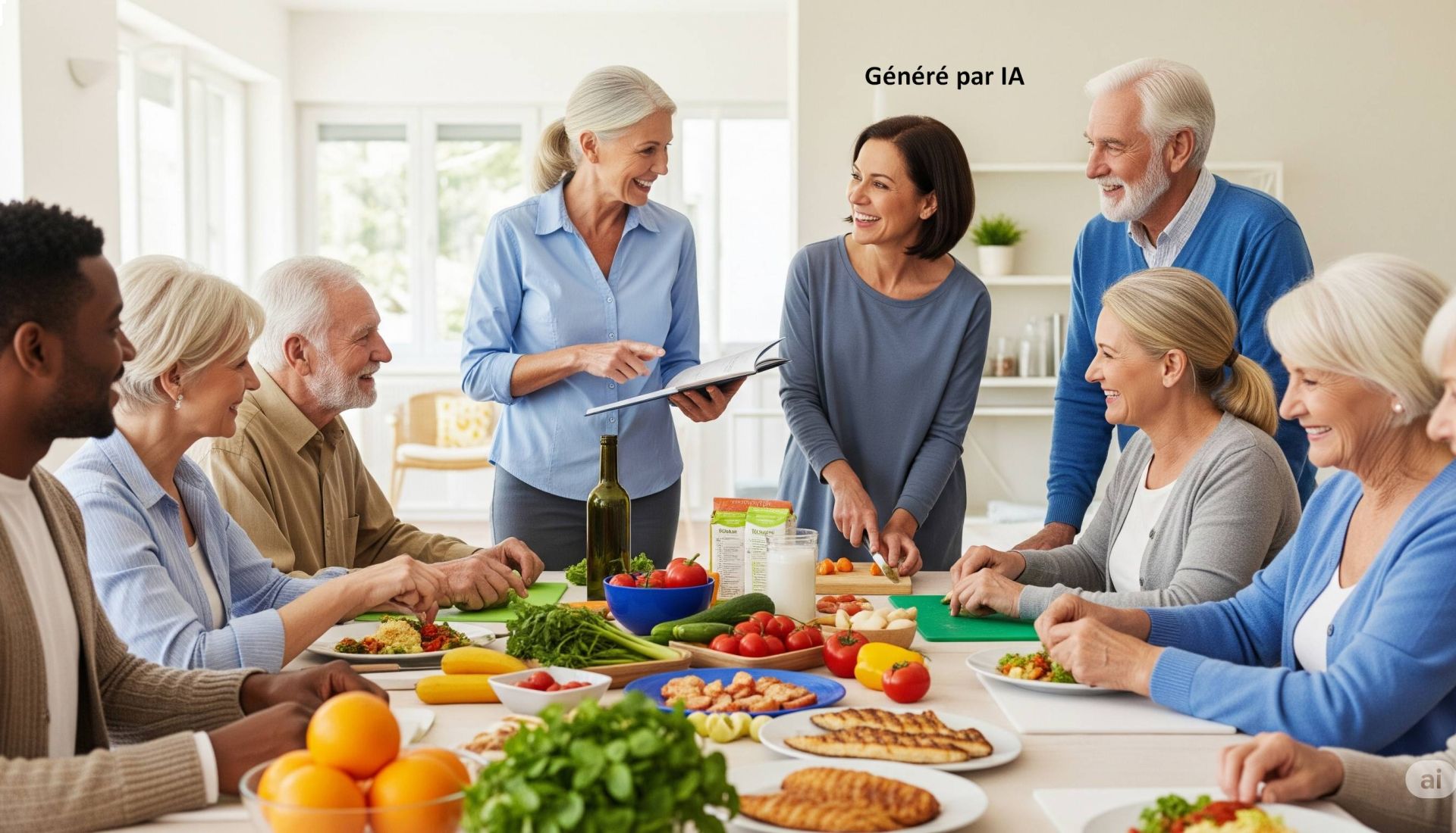 LES CONSEILS D'UNE DIETETICIENNE - NUTRITIONNISTE AFIN DE BIEN MANGER POUR BIEN VIEILLIR - 1er module