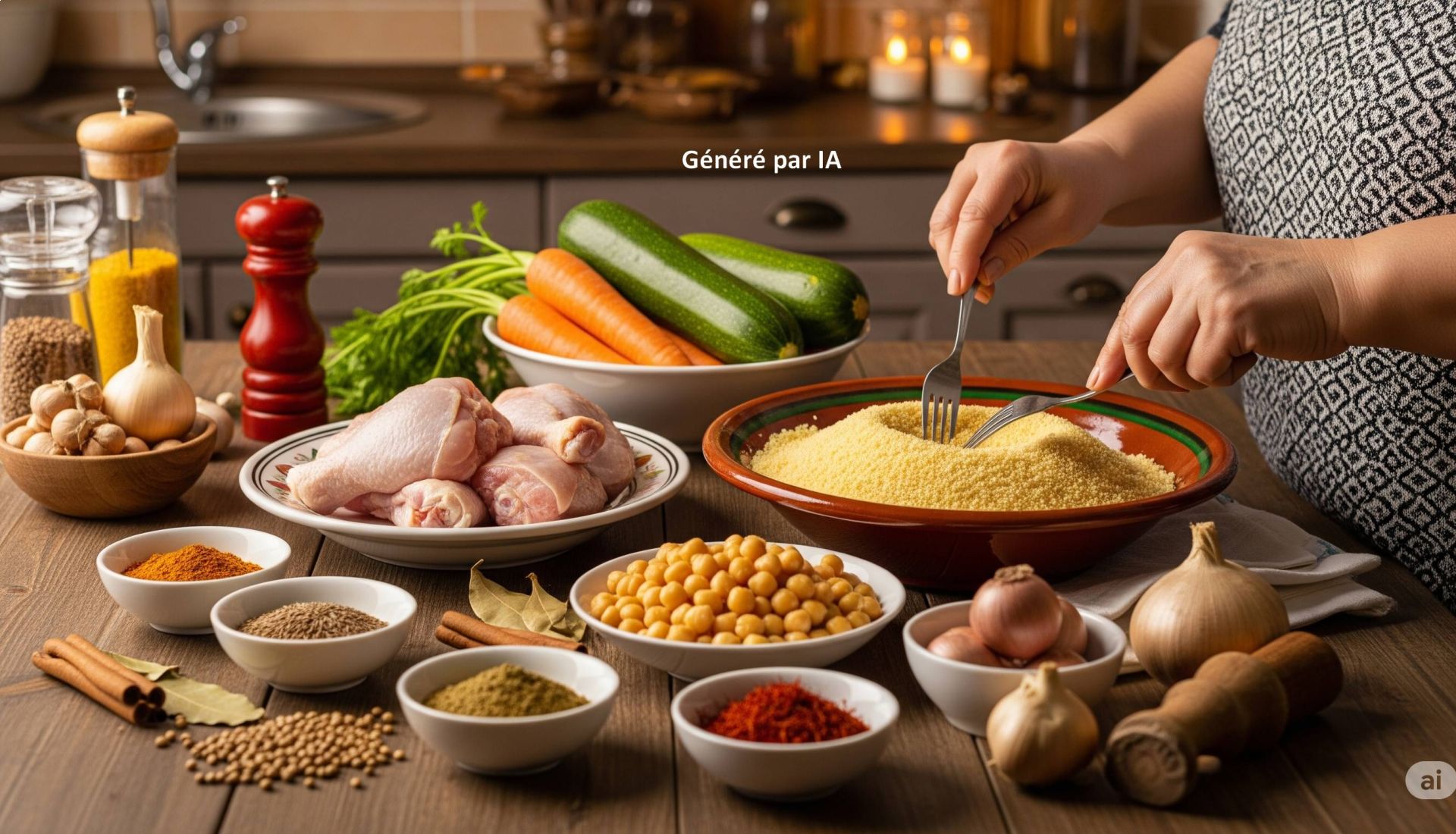 COUSCOUS AU POULET