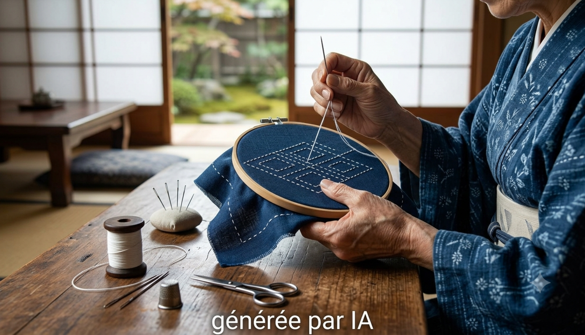 INITIATION AU SASHIKO (Broderie japonaise) - 1er module