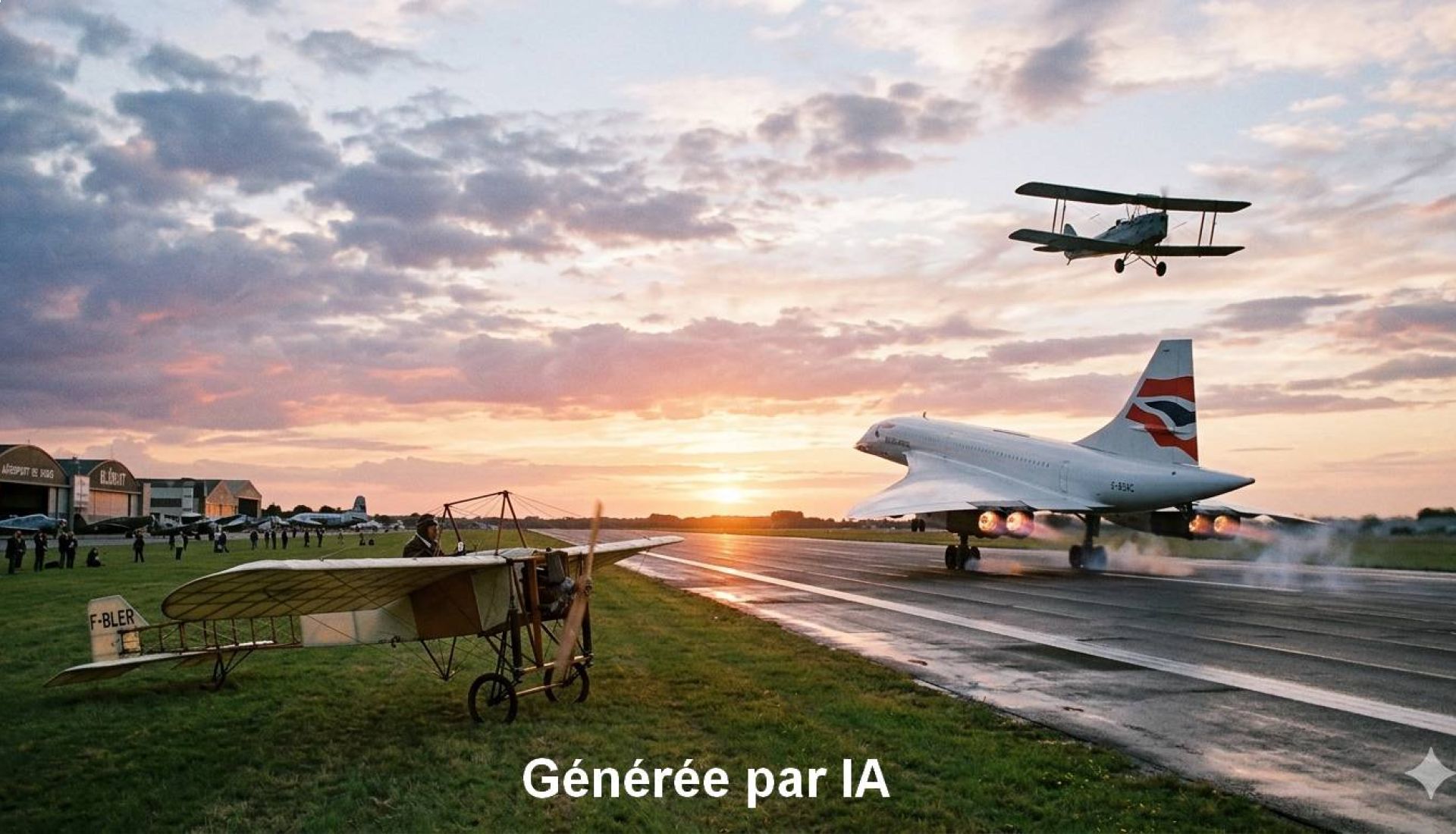 DU BLERIOT AU CONCORDE : OU 75 ANS D'AVIATION A VICHY