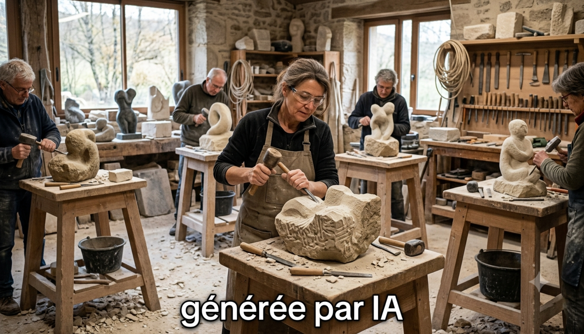 SCULPTURE INTUITIVE SUR PIERRE - 3ème module