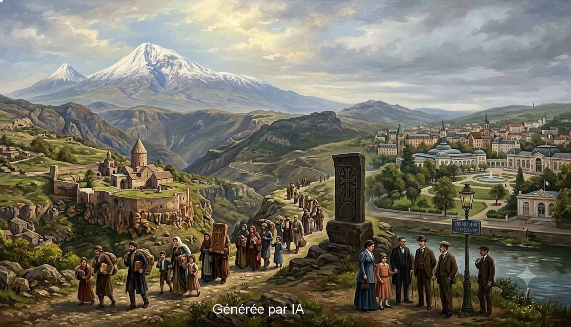 HISTOIRE DU MONDE ARMENIEN : ARMENIE ET DIASPORAS DE L'ARARAT A VICHY