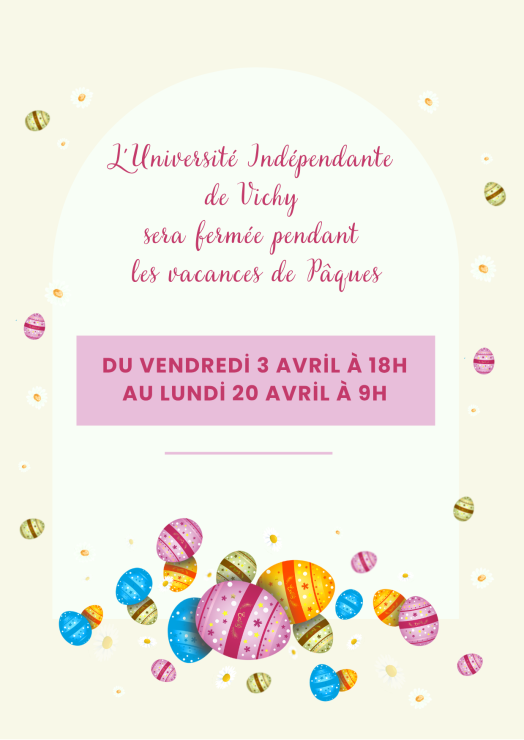 Vacances de Paques