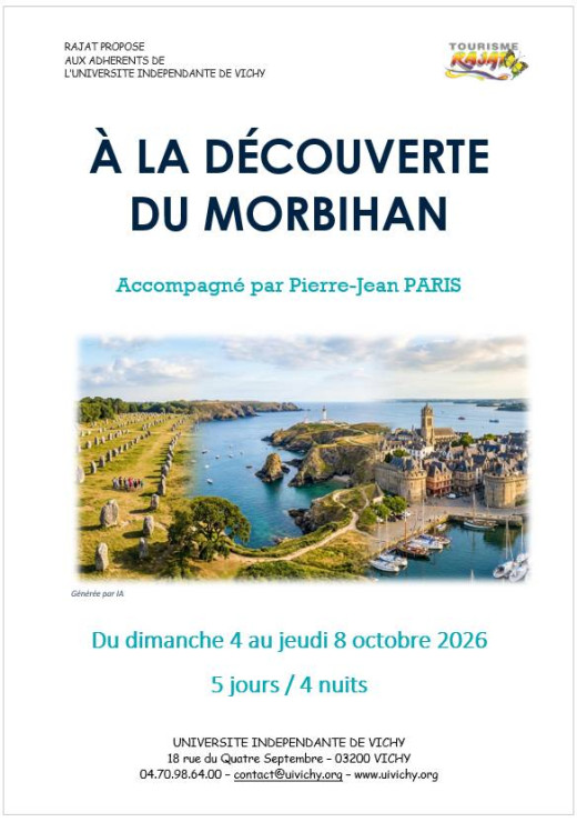 A LA DECOUVERTE DU MORBIHAN
