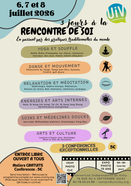 3 JOURS BIEN ETRE ET DECOUVERTE DE SOI